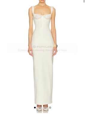strapless a line wedding dress Tulle Strapless See-through A Line Ivory Wedding Dress with Slit